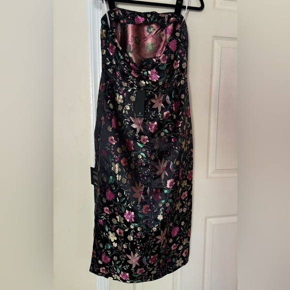 Lulus foil cocktail dress medium brand new - Picture 3 of 3